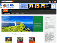 Tablet Screenshot of ecosediciones.com